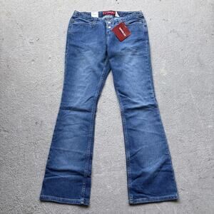 Vintage Levis Y2K Too Superlow 520 Jeans Womens Wash Denim Bootcut Low Rise 9 Jr